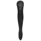 Women Yoga Socks Non Slip Warm Thigh High Stockings for Fitness Latin Dance Sports Black