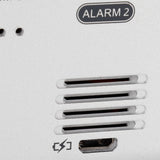 LED Digital Alarm Clock Thermometer with Snooze USB Charging Bedroom Office DecorationSilver