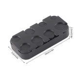 Rectangle Euro Coin Dispenser Plastic Coin Holders Storage Box Organizer Car Use
