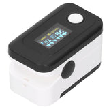 Fingertip Pulse Oximeter LED Screen Blood Oxygen Saturation Monitor with Lanyard Black