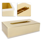 Tissue Box Innovative Rectangular 304 Stainless Steel Napkin Paper Holder Container Gold