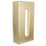Tissue Box Innovative Rectangular 304 Stainless Steel Napkin Paper Holder Container Gold