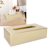 Tissue Box Innovative Rectangular 304 Stainless Steel Napkin Paper Holder Container Gold