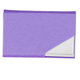 Business Card Holder Stainless Steel Innovative Name Card Case Organizer for Commercial UsePurple 007# In Australia - Darrahopens