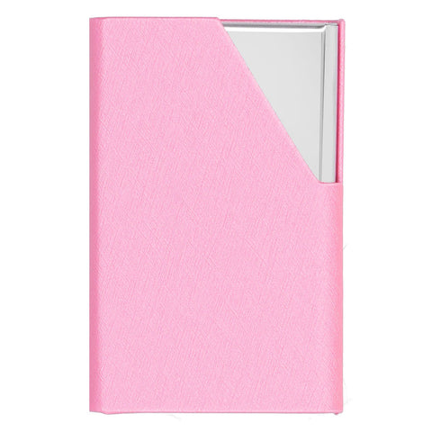 Business Card Holder Stainless Steel Innovative Name Card Case Organizer for Commercial UsePink 007# In Australia - Darrahopens