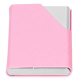 Business Card Holder Stainless Steel Innovative Name Card Case Organizer for Commercial UsePink 007# In Australia - Darrahopens
