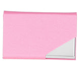 Business Card Holder Stainless Steel Innovative Name Card Case Organizer for Commercial UsePink 007# In Australia - Darrahopens