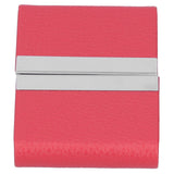 Large Capacity Business Card Holder Pocket Name Card Box Case for Men Double OpenRed 400#