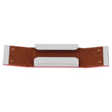 Large Capacity Business Card Holder Pocket Name Card Box Case for Men Double OpenRed 400#
