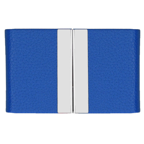 Large Capacity Business Card Holder Pocket Name Card Box Case for Men Double OpenBlue 400# In Australia - Darrahopens