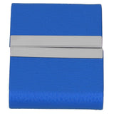 Large Capacity Business Card Holder Pocket Name Card Box Case for Men Double OpenBlue 400#