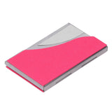 Business Card Holder Name Card Storage Box Case Holder Organizer Gifts for Men WomenRed 980#