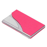 Business Card Holder Name Card Storage Box Case Holder Organizer Gifts for Men WomenRed 980#