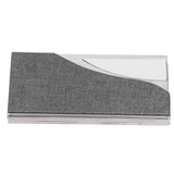 Business Card Holder Name Card Storage Box Case Holder Organizer Gifts for Men WomenGray 980#