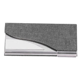 Business Card Holder Name Card Storage Box Case Holder Organizer Gifts for Men WomenGray 980#