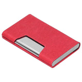 Business Name Card Holder Case Stainless Steel Organizer Portable for Business WorksRed 336# In Australia - Darrahopens