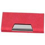 Business Name Card Holder Case Stainless Steel Organizer Portable for Business WorksRed 336# In Australia - Darrahopens