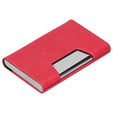 Business Name Card Holder Case Stainless Steel Organizer Portable for Business WorksRed 336# In Australia - Darrahopens