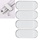 4Pcs Cable Holder Clips Multifunction Data Line Wire Wrapper Organizer for Home Office