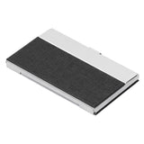 Business Card Holder Stainless Steel Name Card Case for Traveling and Business SuppliesBlack 701# In Australia - Darrahopens
