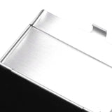 Business Card Holder Stainless Steel Name Card Case for Traveling and Business SuppliesBlack 701#