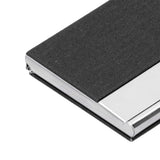Business Card Holder Stainless Steel Name Card Case for Traveling and Business SuppliesBlack 701#