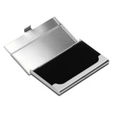 Business Card Holder Stainless Steel Name Card Case for Traveling and Business SuppliesGray 701#