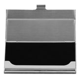 Business Card Holder Stainless Steel Name Card Case for Traveling and Business SuppliesGray 701#