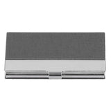Business Card Holder Stainless Steel Name Card Case for Traveling and Business SuppliesGray 701#