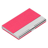 Business Card Holder Stainless Steel Name Card Case for Traveling and Business SuppliesRed 701# In Australia - Darrahopens