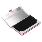 Business Card Holder Stainless Steel Name Card Case for Traveling and Business SuppliesRed 701# In Australia - Darrahopens
