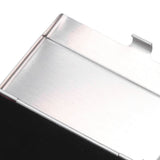 Business Card Holder Stainless Steel Name Card Case for Traveling and Business SuppliesRed 701#