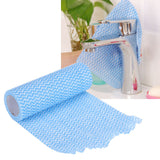 NonWoven Fabric Disposable Rag Dishcloth Washing Cleaning Cloth Towel Kitchen Supplies(Blue )
