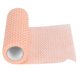 NonWoven Fabric Disposable Rag Dishcloth Washing Cleaning Cloth Towel Kitchen Supplies(Orange ) In Australia - Darrahopens