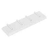 Wall Row Hook Punch Free Coat Key Holder Door Hat Hanger for Bathroom Wall Door Decor(White )
