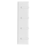 Wall Row Hook Punch Free Coat Key Holder Door Hat Hanger for Bathroom Wall Door Decor(White )