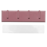 Wall Row Hook Punch Free Coat Key Holder Door Hat Hanger for Bathroom Wall Door Decor(Dark Salmon ) In Australia - Darrahopens