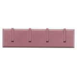 Wall Row Hook Punch Free Coat Key Holder Door Hat Hanger for Bathroom Wall Door Decor(Dark Salmon ) In Australia - Darrahopens