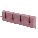 Wall Row Hook Punch Free Coat Key Holder Door Hat Hanger for Bathroom Wall Door Decor(Dark Salmon ) In Australia - Darrahopens