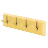 Wall Row Hook Punch Free Coat Key Holder Door Hat Hanger for Bathroom Wall Door Decor(Yellow ) In Australia - Darrahopens
