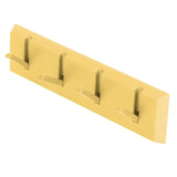 Wall Row Hook Punch Free Coat Key Holder Door Hat Hanger for Bathroom Wall Door Decor(Yellow )