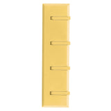 Wall Row Hook Punch Free Coat Key Holder Door Hat Hanger for Bathroom Wall Door Decor(Yellow )