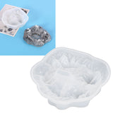 DIY Crystal Epoxy Mold Ashtray Silicone Mold for Mountain Landscape Home Table Ornaments60‑567 L
