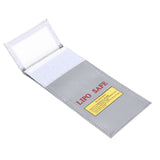 Lithium Ion Battery Safe Bag Fireproof Explosion Proof Storage Bag Protector 10x20cm In Australia - Darrahopens