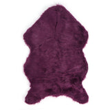 Faux Sheepskin Fur Rug Soft Carpet Area Rug for Bedroom Sofa Floor Living Room DecorPurple In Australia - Darrahopens