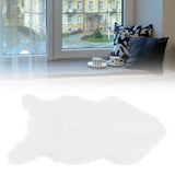 Faux Sheepskin Fur Rug Soft Carpet Area Rug for Bedroom Sofa Floor Living Room DecorWhite In Australia - Darrahopens
