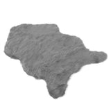 Faux Sheepskin Fur Rug Soft Carpet Area Rug for Bedroom Sofa Floor Living Room DecorGray In Australia - Darrahopens