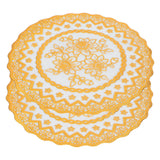 2PCS 20x20cm Table Mats Gold Placemats Coffee Cup Mat Coaster for Wedding Party SuppliesType 02 In Australia - Darrahopens