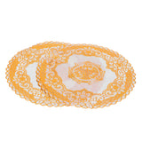 2PCS 20x20cm Table Mats Gold Placemats Coffee Cup Mat Coaster for Wedding Party SuppliesType 04 In Australia - Darrahopens