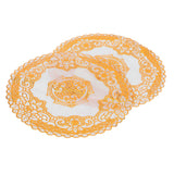 2PCS 20x20cm Table Mats Gold Placemats Coffee Cup Mat Coaster for Wedding Party SuppliesType 04 In Australia - Darrahopens